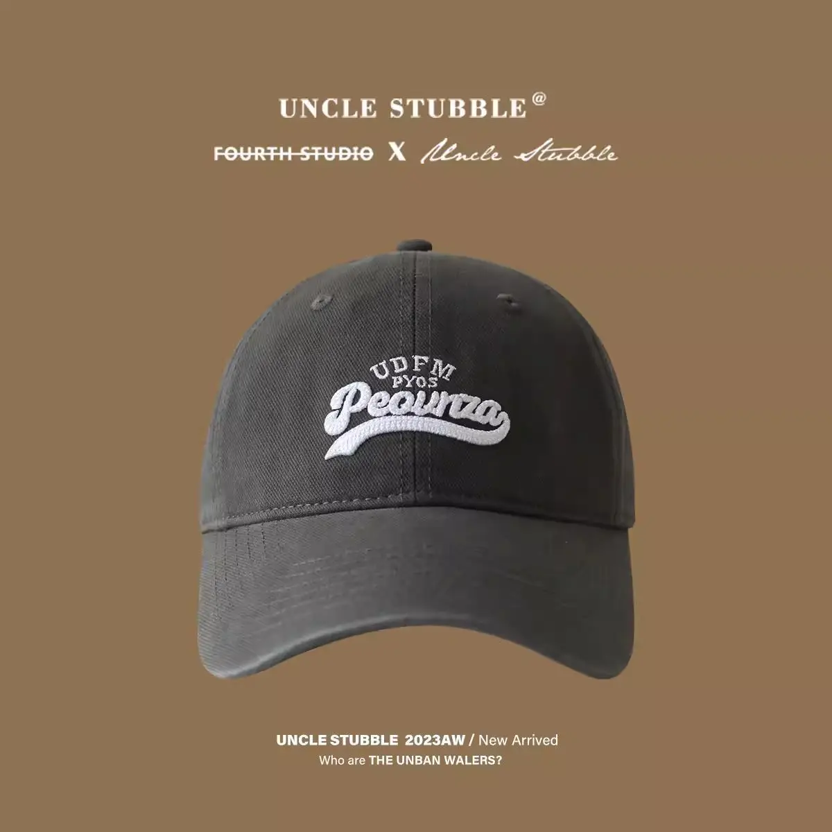 Uncle Stubble 3D Duckbill Cap Sun Hat Unisex Brown - Image 4