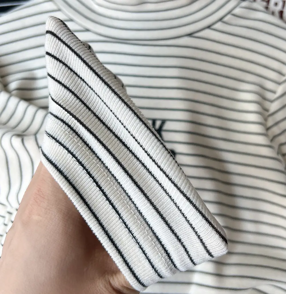 Kids Striped Turtleneck Bottom Shirt Wholesale Dropshipping — feature 6