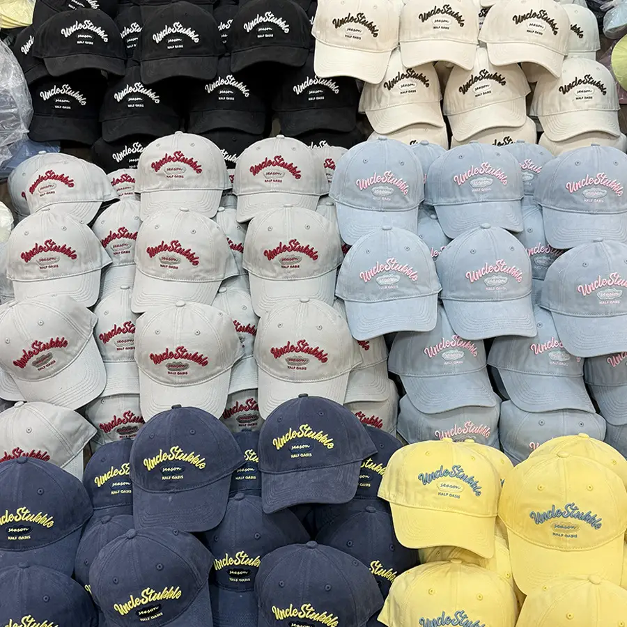Uncle Stubble Yellow Baseball Cap with 3D Embroidery - Image 5