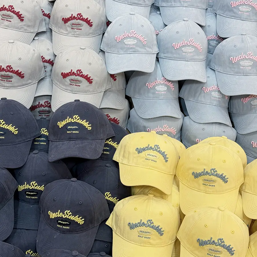 Uncle Stubble Yellow Baseball Cap with 3D Embroidery - Image 6