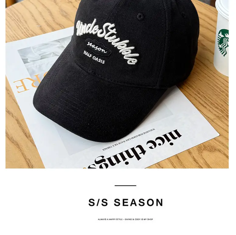 Uncle Stubble Yellow Baseball Cap with 3D Embroidery — feature 15