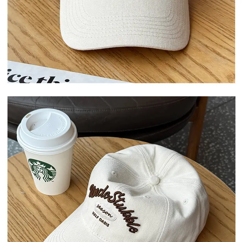 Uncle Stubble Yellow Baseball Cap with 3D Embroidery — feature 9