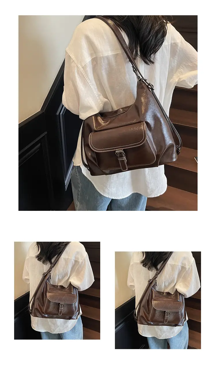 Women's Silver Retro Shoulder Bag 2025 New — feature 18