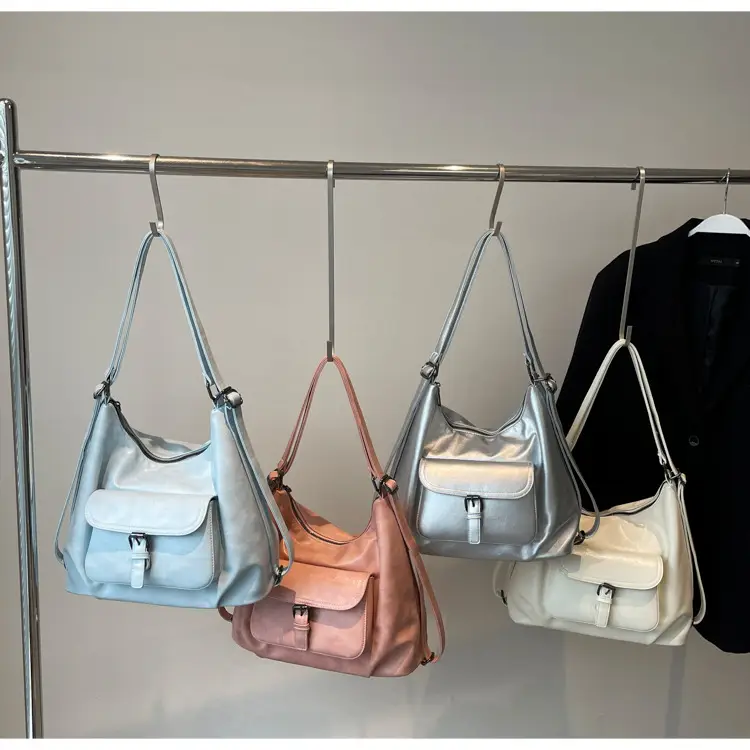 Women's Silver Retro Shoulder Bag 2025 New — feature 22