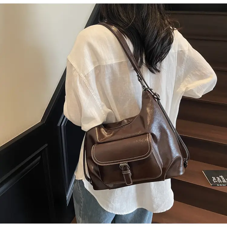 Women's Silver Retro Shoulder Bag 2025 New — feature 32