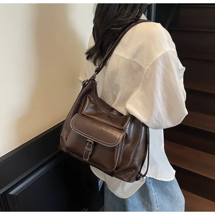Women's Silver Retro Shoulder Bag 2025 New — feature 33