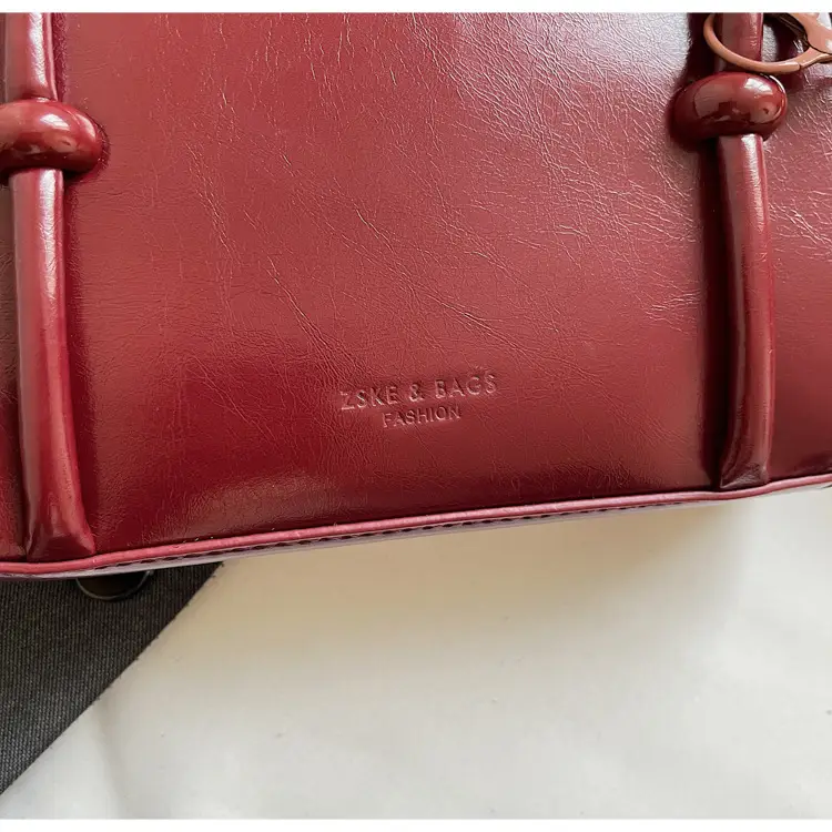 Retro Crossbody Bag Brown Leather Miu Series 2025 — feature 25