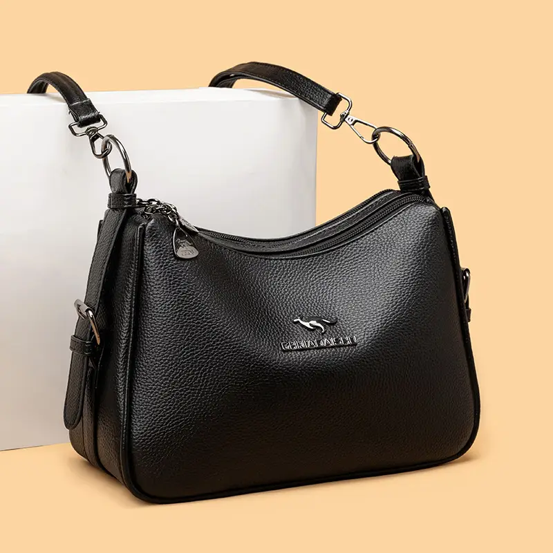 Korean Style Brown Crossbody Bag for Women - Image 8