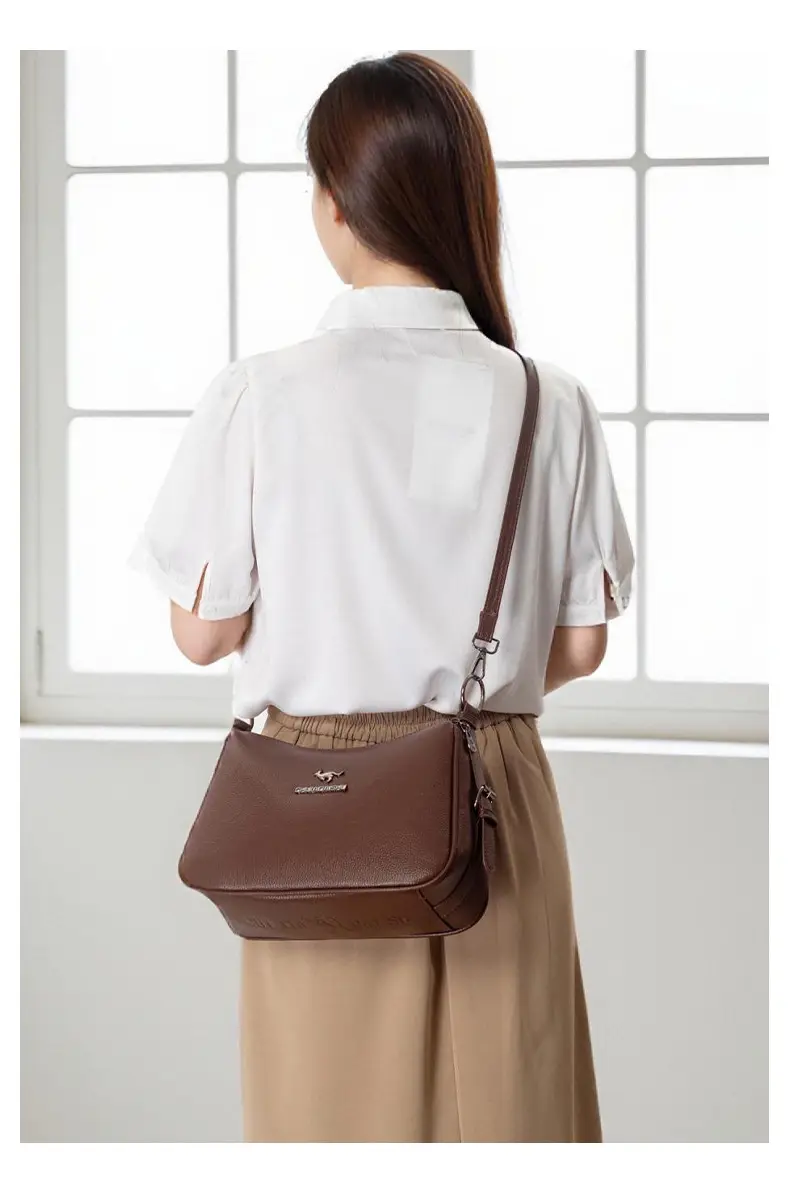 Korean Style Brown Crossbody Bag for Women — feature 16