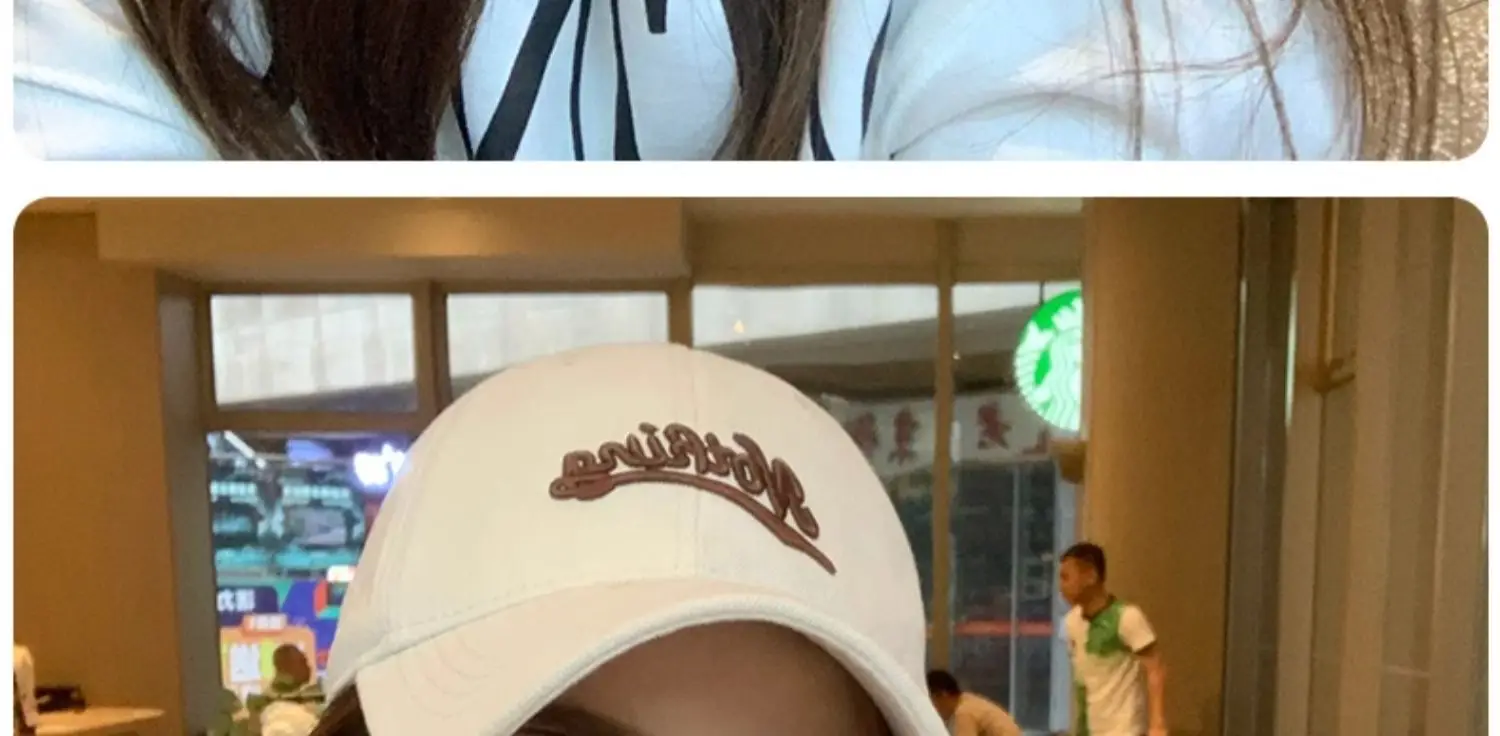 Korean Style Women Baseball Cap with Letter Embroidery — feature 17
