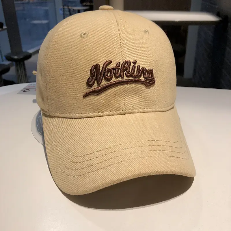 Korean Style Women Baseball Cap with Letter Embroidery - Image 5