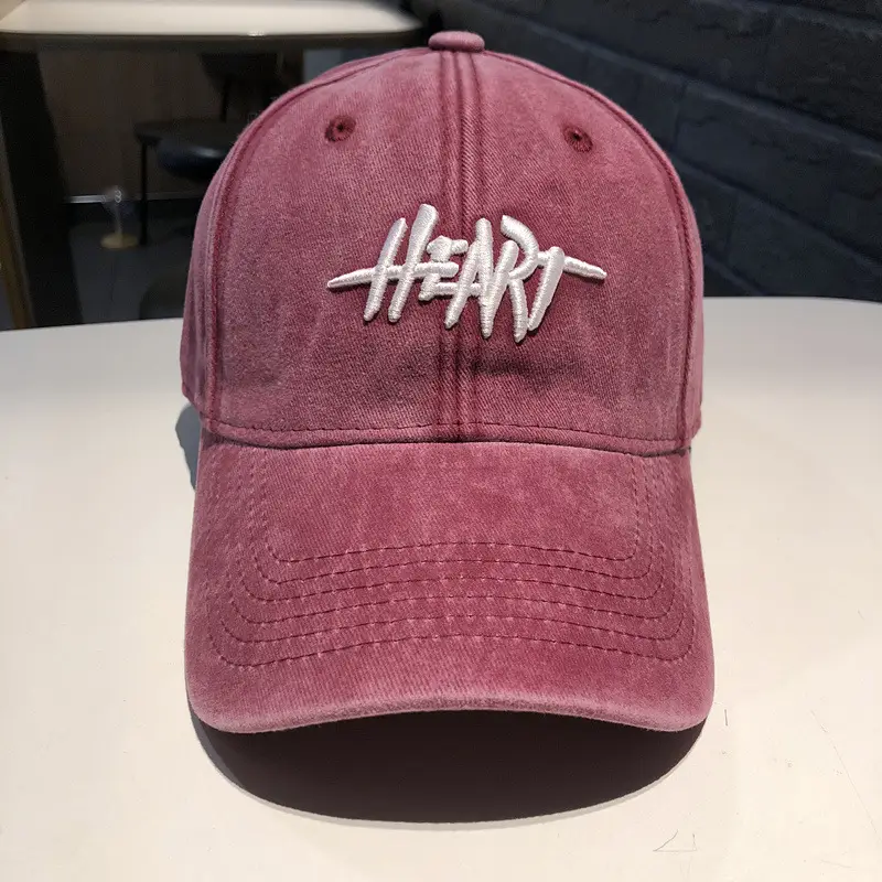 Korean Style Women Baseball Cap with Letter Embroidery - Image 8