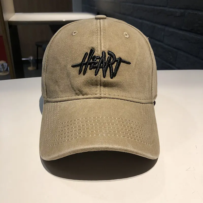 Korean Style Women Baseball Cap with Letter Embroidery - Image 9