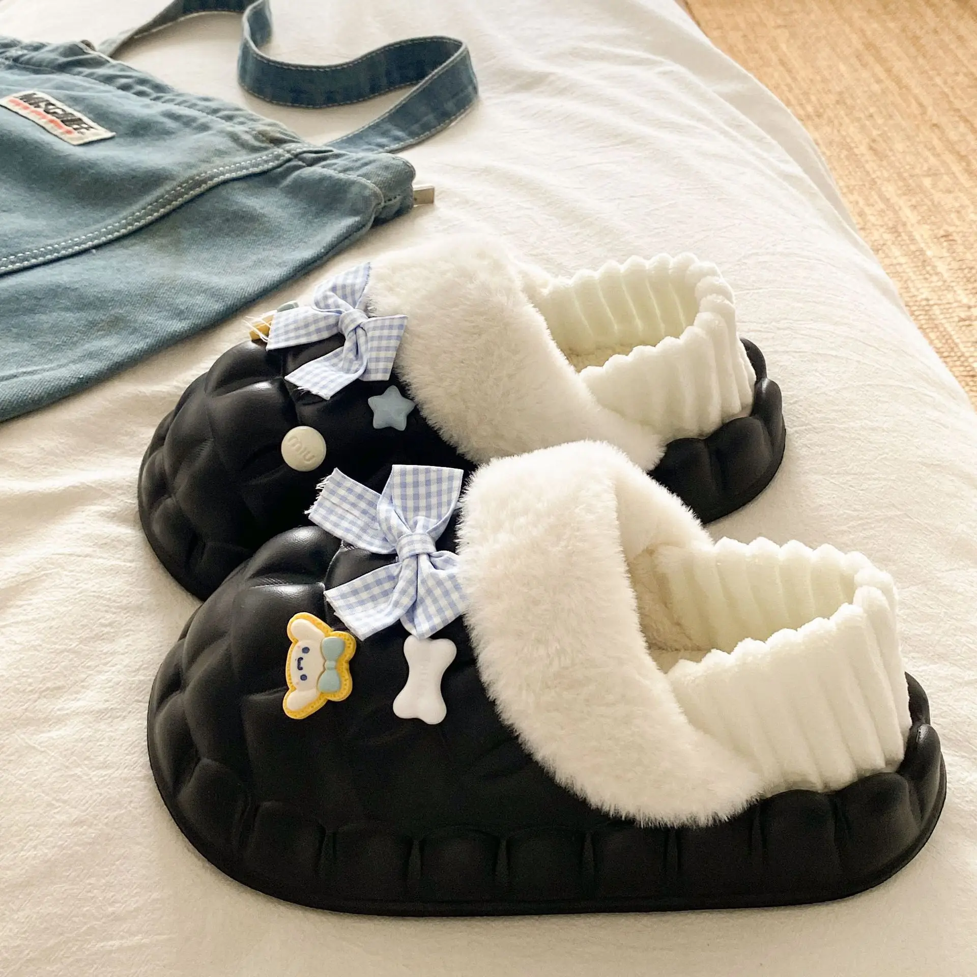 2025 Winter Cotton Warm Slippers for Women - Image 2