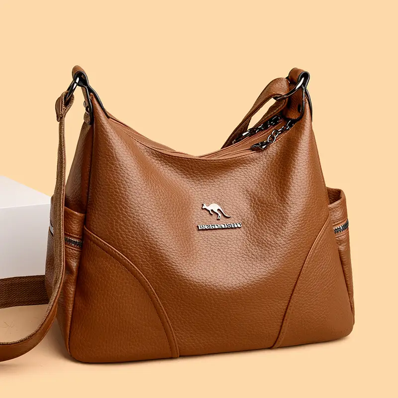 Brown Leather Shoulder Bag for Women 2025 - Image 6