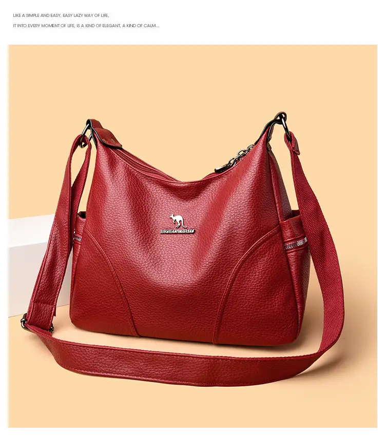 Brown Leather Shoulder Bag for Women 2025 — feature 10