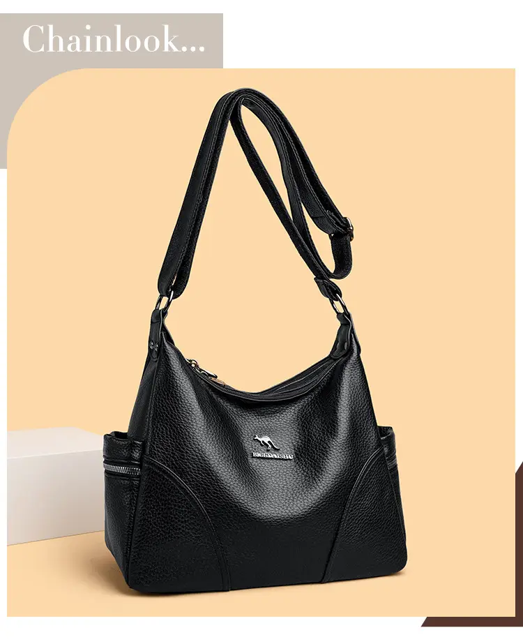 Brown Leather Shoulder Bag for Women 2025 — feature 14