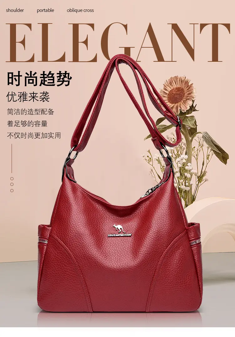 Brown Leather Shoulder Bag for Women 2025 — feature 2