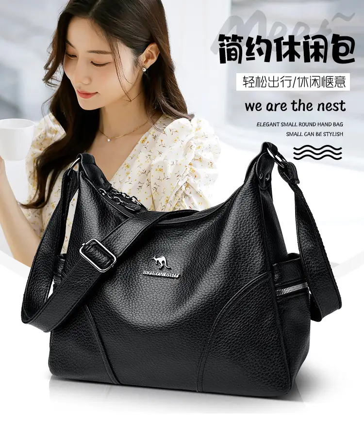 Brown Leather Shoulder Bag for Women 2025 — feature 3