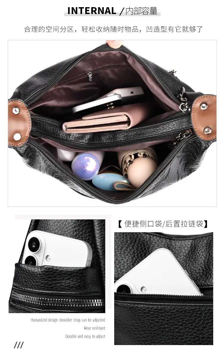 Brown Leather Shoulder Bag for Women 2025 — feature 6