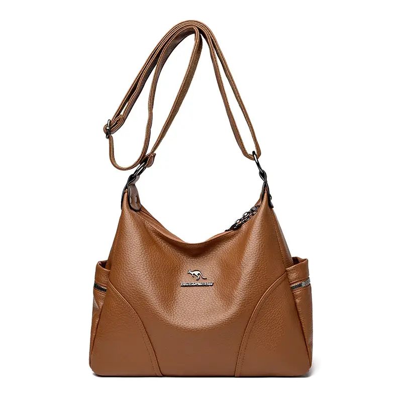 Brown Leather Shoulder Bag for Women 2025 - Image 4
