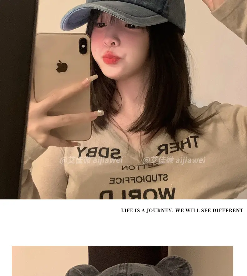 Korean Style Bear Ear Baseball Cap for Women — feature 18