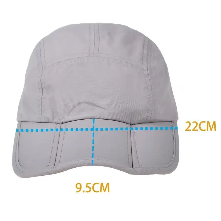 Waterproof Baseball Cap with Wide Bristle & UV Protection - Image 6