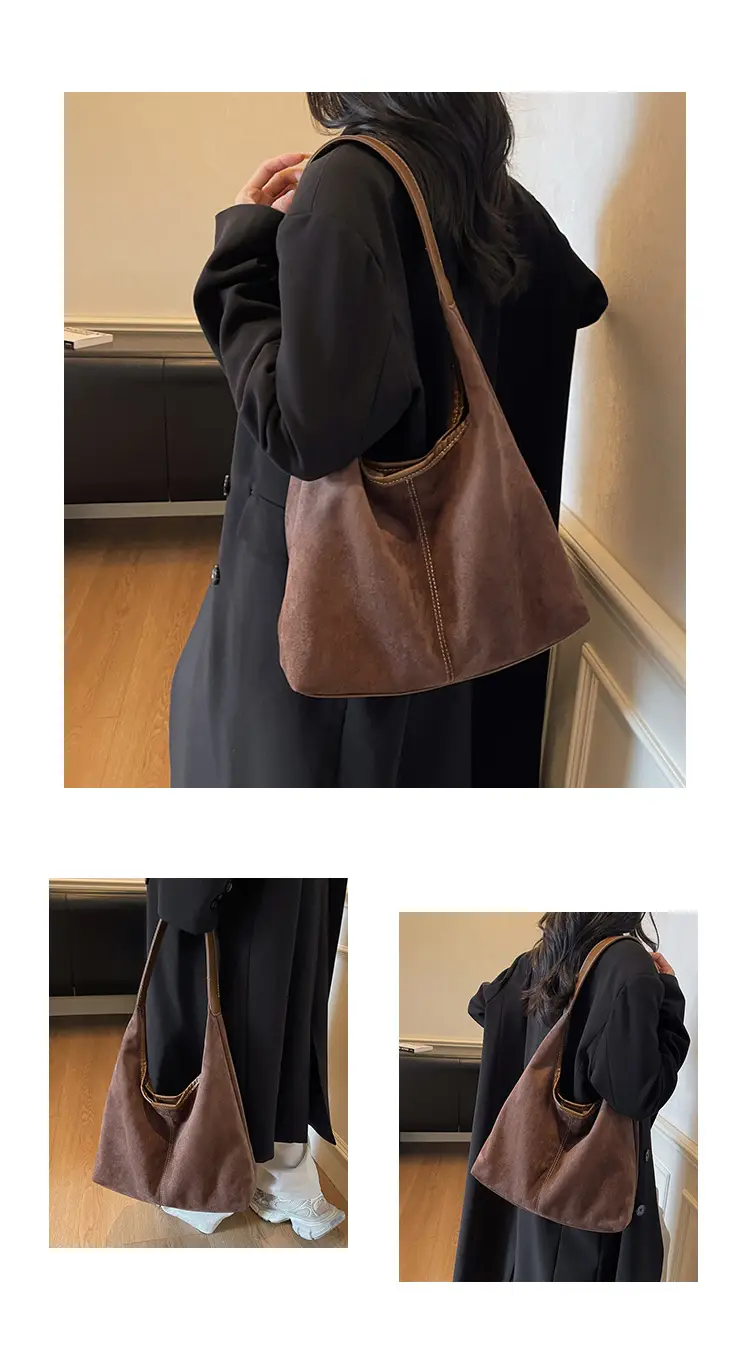 New Soft-Sided Shoulder Bag with Large Capacity & Retro Design — feature 14