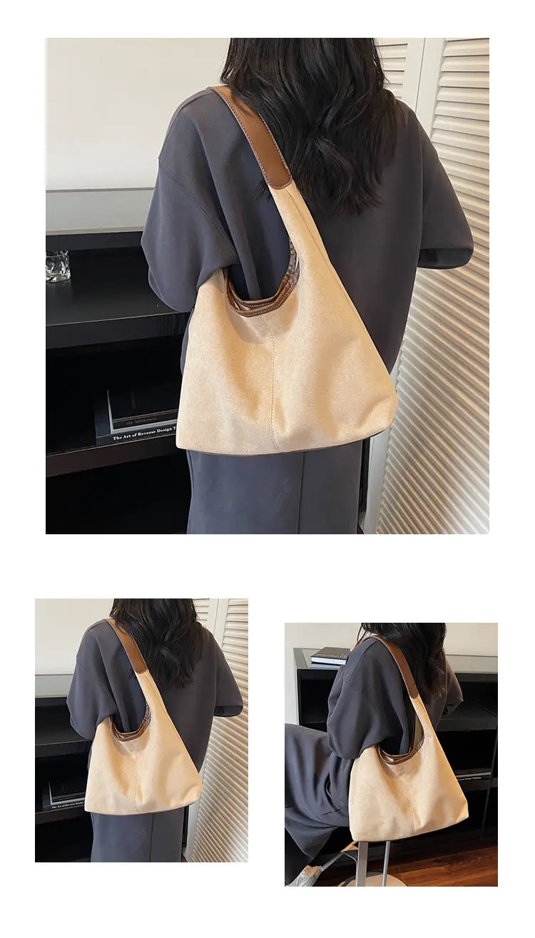 New Soft-Sided Shoulder Bag with Large Capacity & Retro Design — feature 15