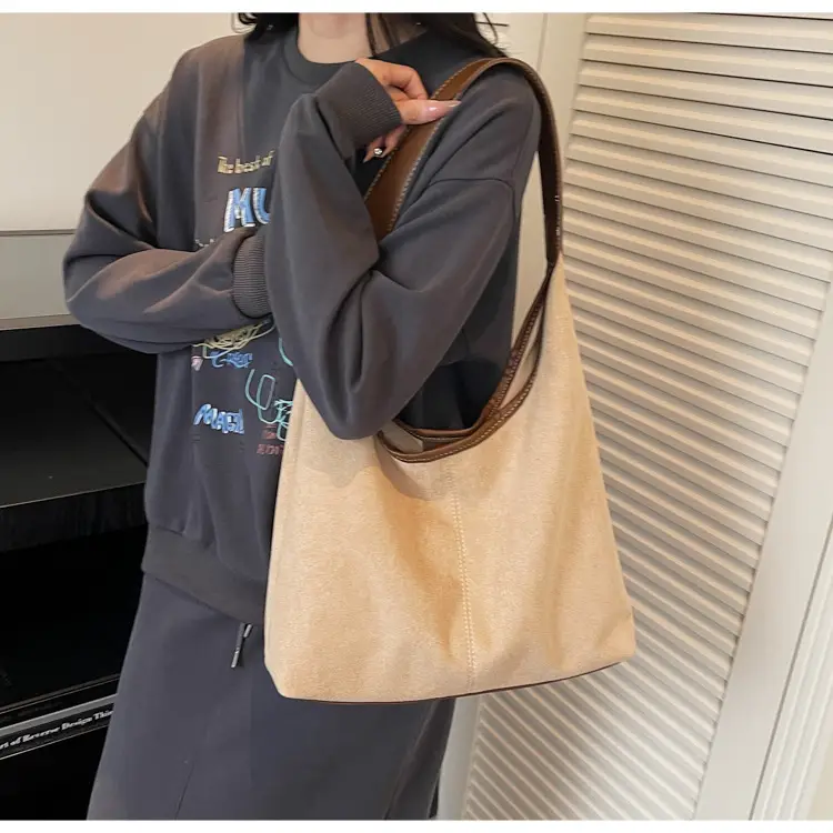 New Soft-Sided Shoulder Bag with Large Capacity & Retro Design — feature 41