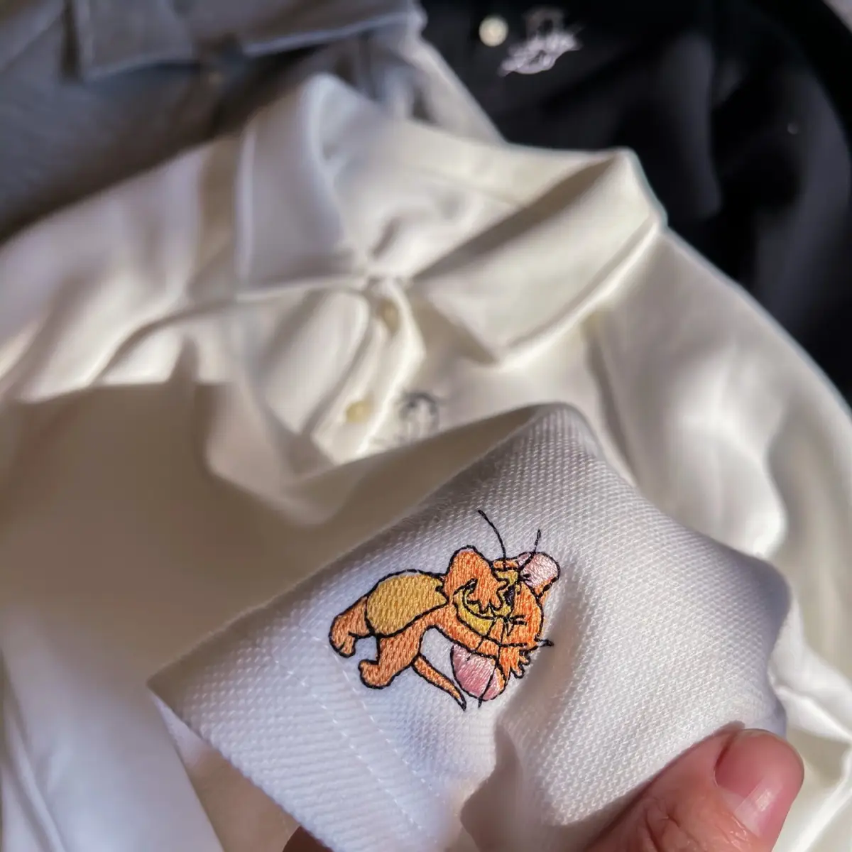 Korean Style Cartoon Embroidered Polo Shirt for Boys — feature 13