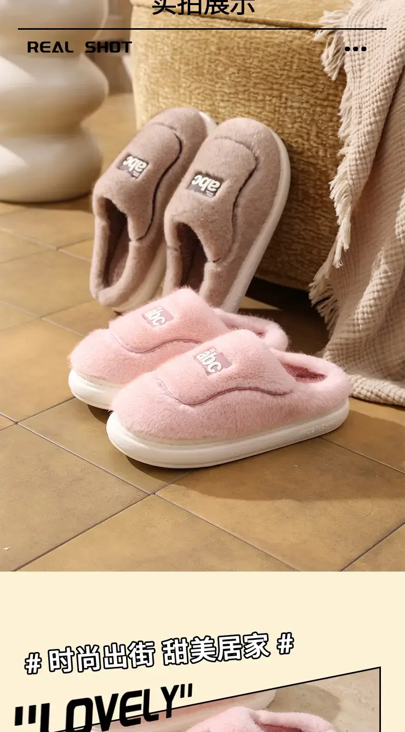 2025 Cotton Slippers Women Autumn Winter Warm Thick Non-Slip — feature 10