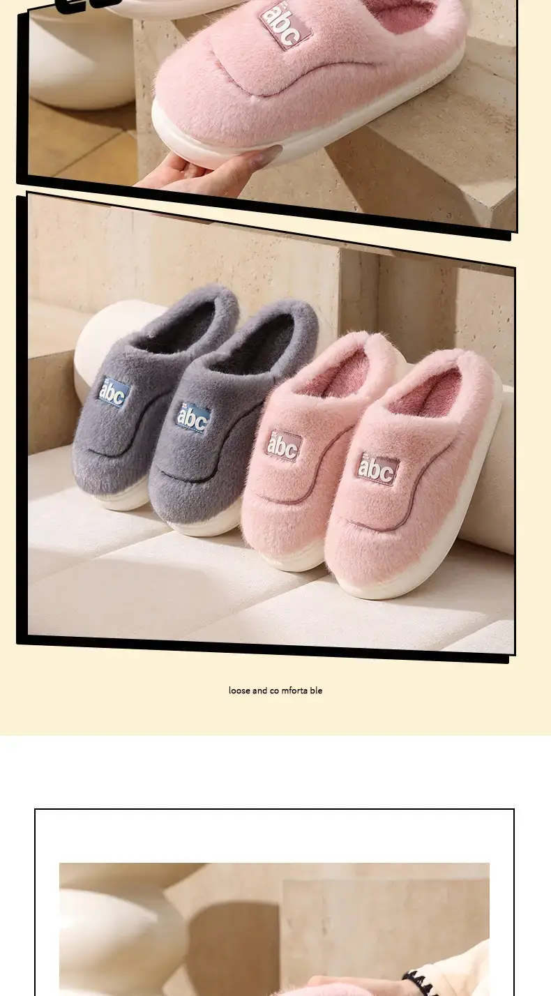 2025 Cotton Slippers Women Autumn Winter Warm Thick Non-Slip — feature 11