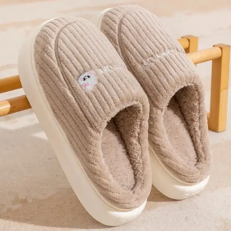 2025 Cotton Slippers Women Autumn Winter Warm Thick Non-Slip - Image 11