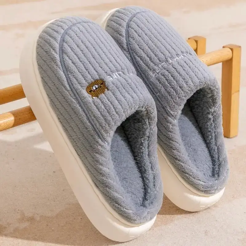 2025 Cotton Slippers Women Autumn Winter Warm Thick Non-Slip - Image 13