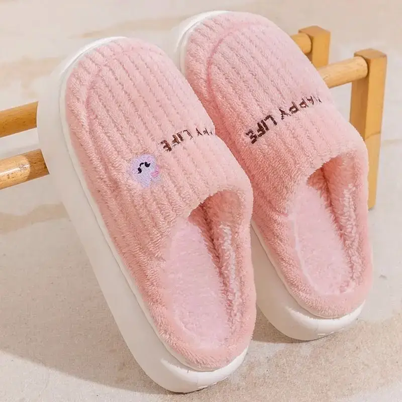 2025 Cotton Slippers Women Autumn Winter Warm Thick Non-Slip - Image 9