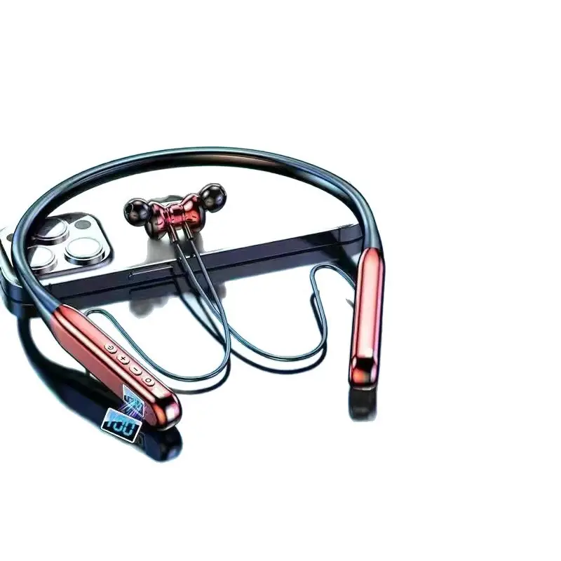 Ultra-Long Battery Life, High-Power Bluetooth Headset, Wireless Neck-Mounted Sports Waterproof New Model for Running, High Quality