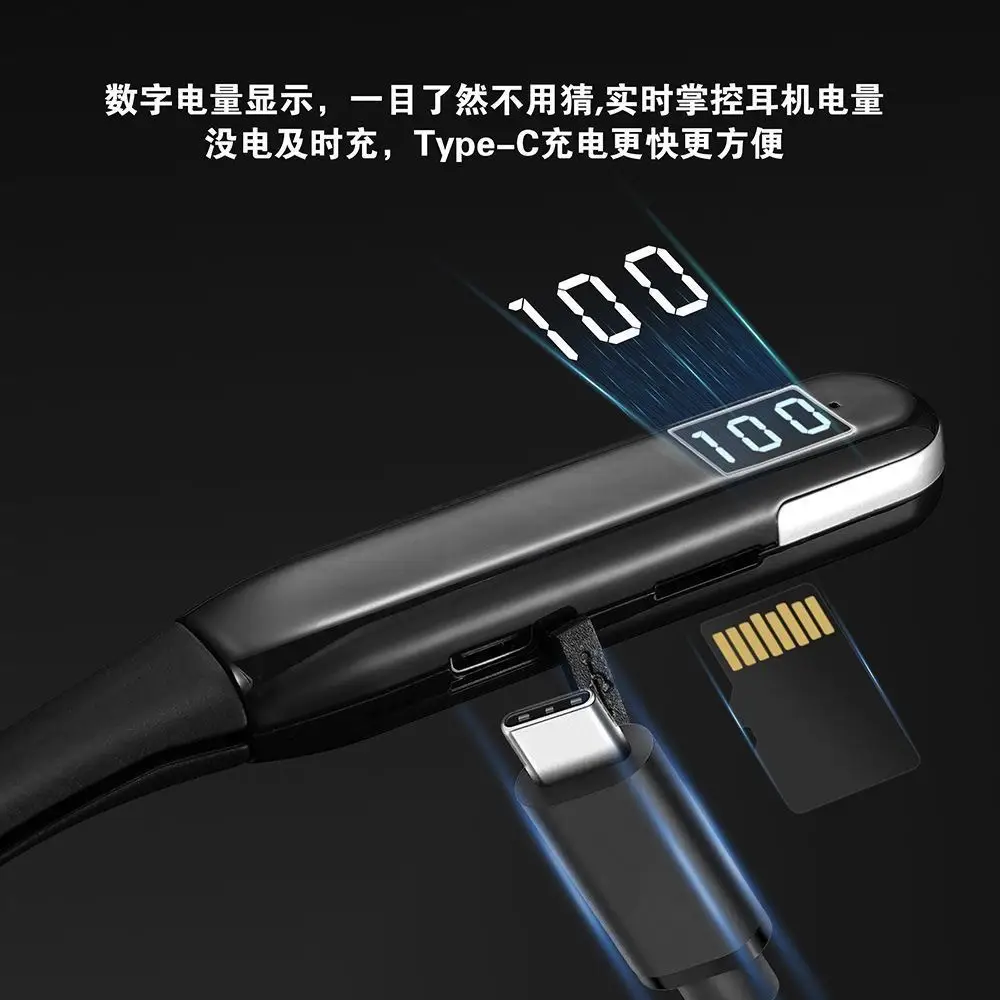 Ultra-Long Battery Life, High-Power Bluetooth Headset, Wireless Neck-Mounted Sports Waterproof New Model for Running, High Quality — feature 5