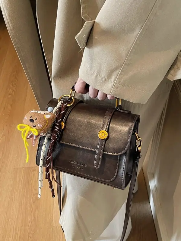 Women Retro Brown Shoulder Crossbody Bag 2026 - Image 10