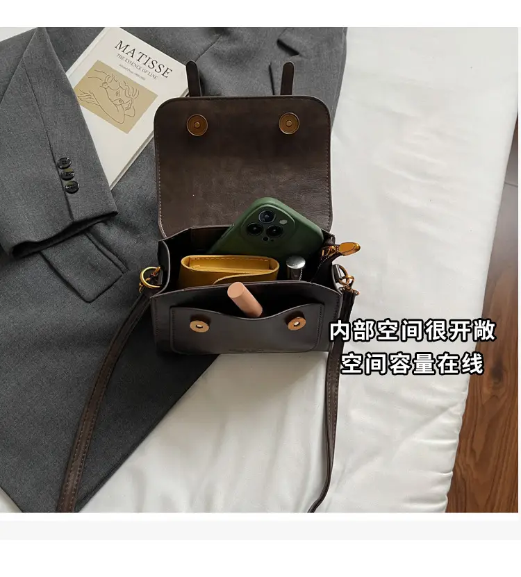 Women Retro Brown Shoulder Crossbody Bag 2026 — feature 12