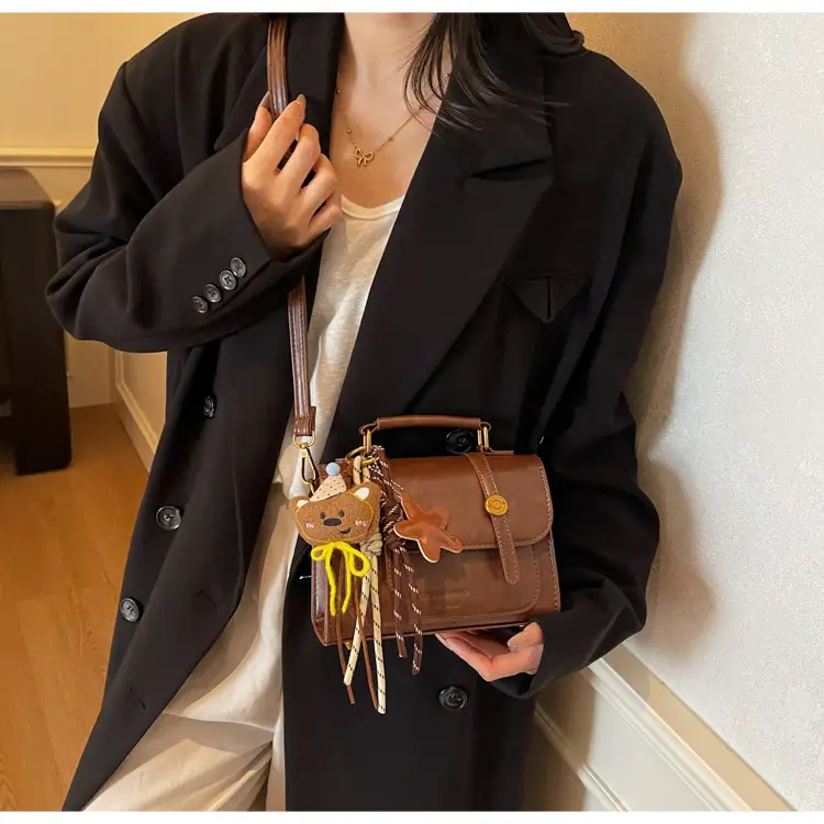 Women Retro Brown Shoulder Crossbody Bag 2026 — feature 17