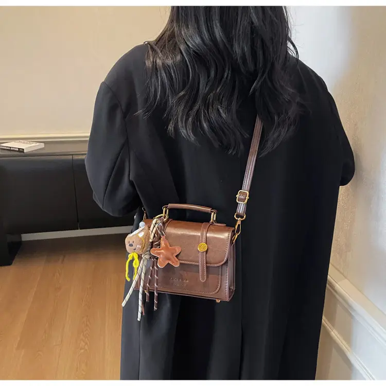 Women Retro Brown Shoulder Crossbody Bag 2026 — feature 18