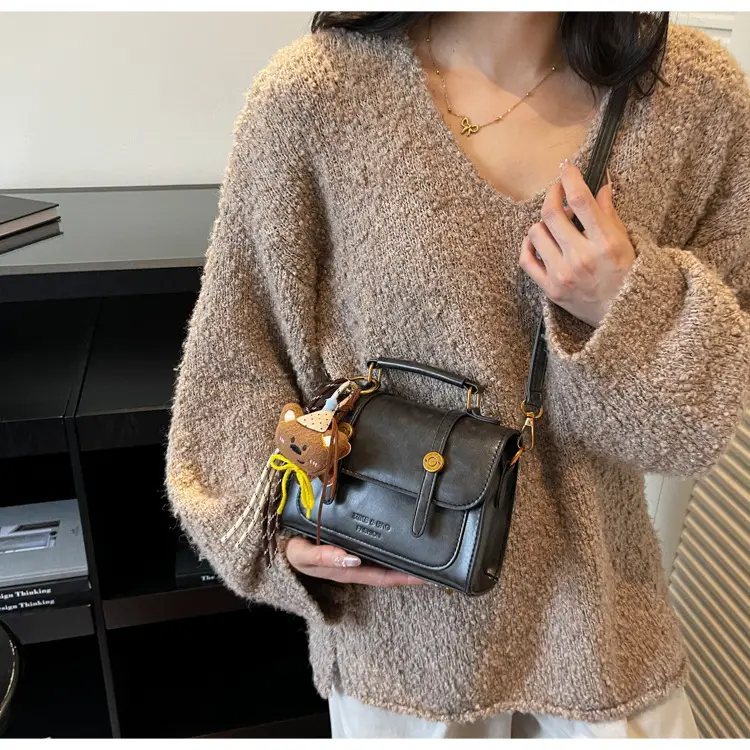 Women Retro Brown Shoulder Crossbody Bag 2026 — feature 24