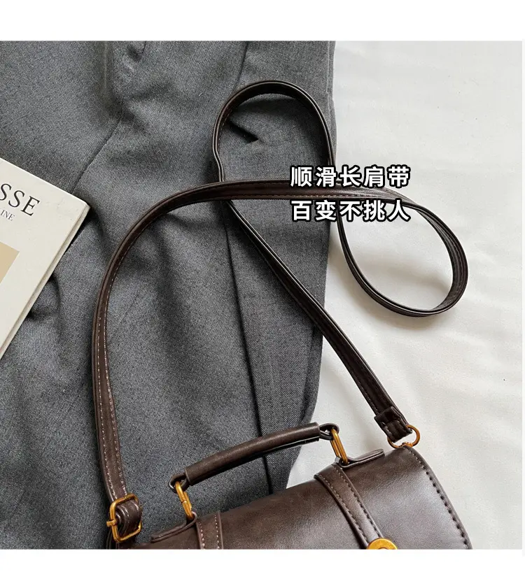 Women Retro Brown Shoulder Crossbody Bag 2026 — feature 6