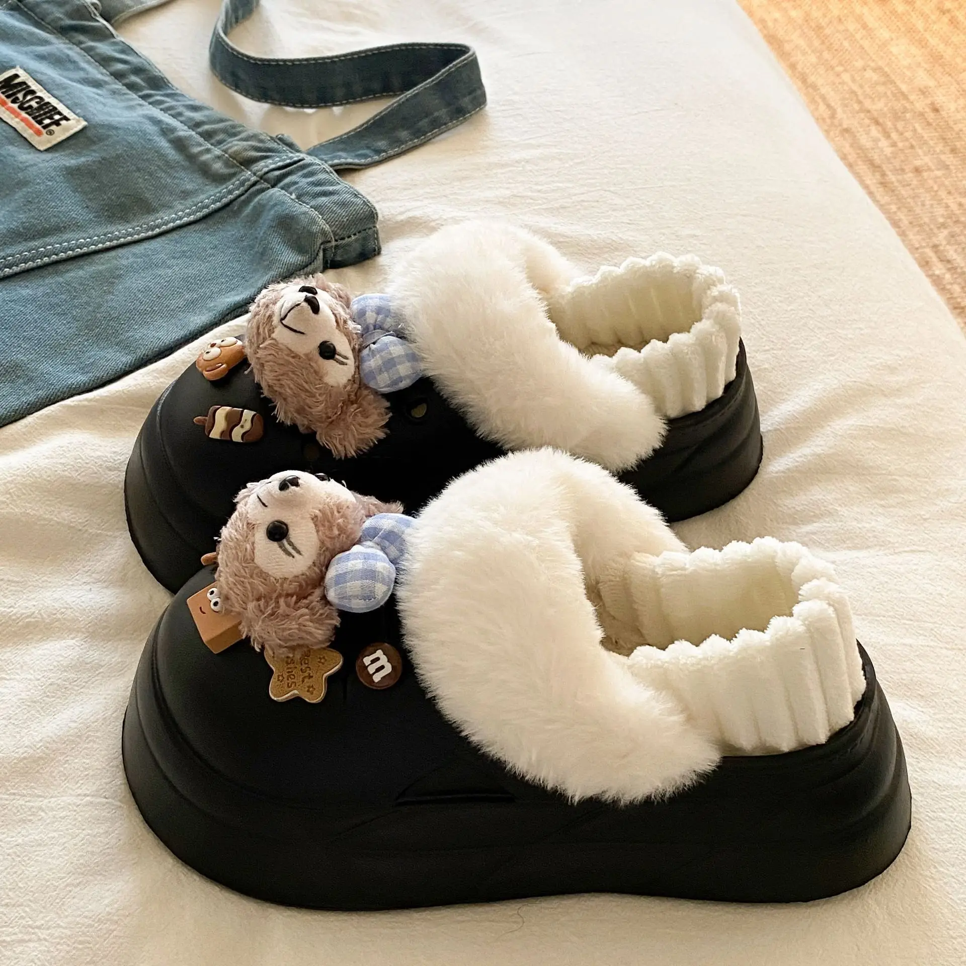 Cute Furry Winter Slippers for Women - Image 8