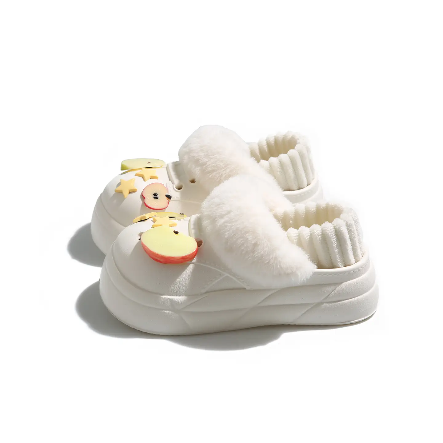 Winter Star Apple Removable Slippers for Women - Image 10