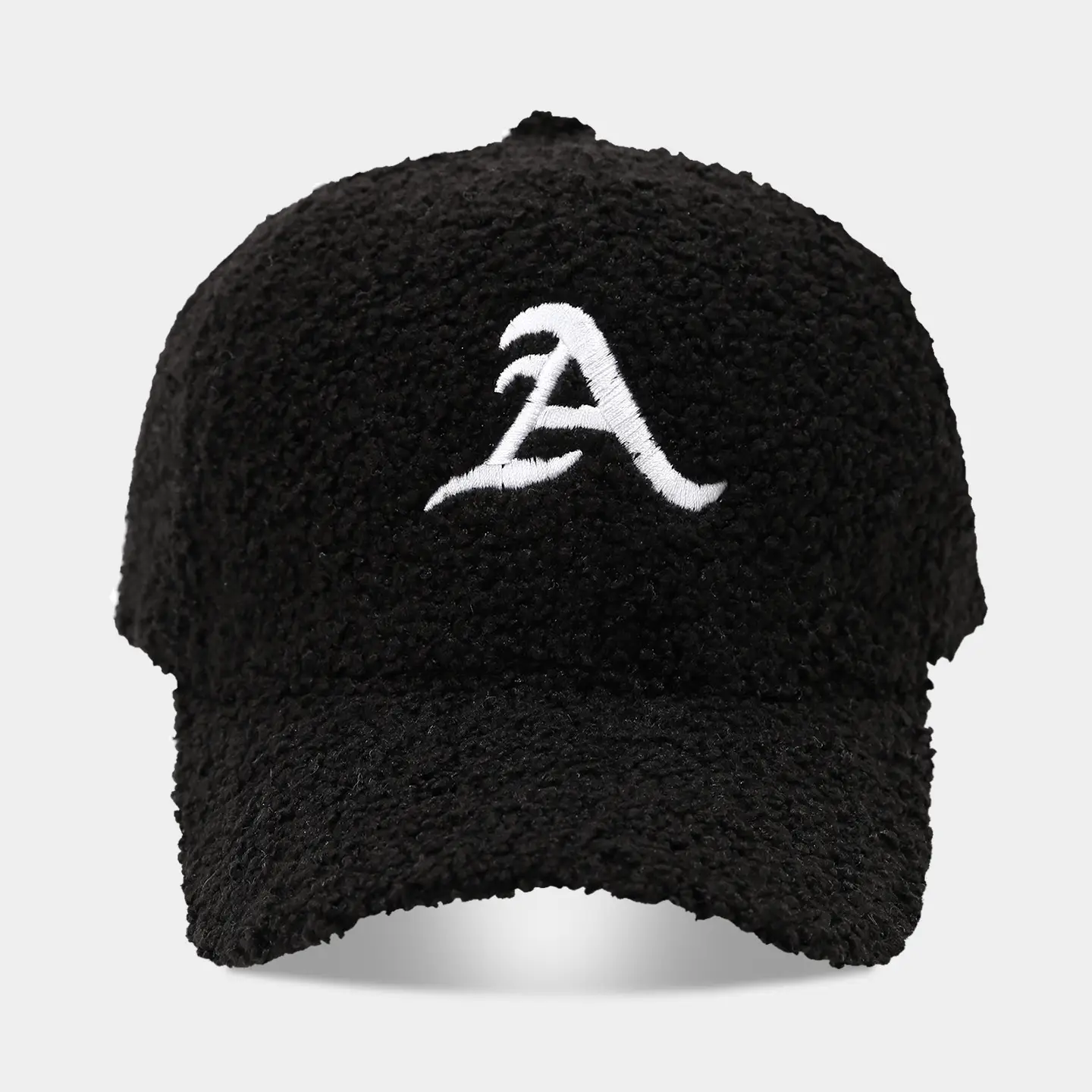Women's Warm Teddy Fleece Baseball Cap with Embroidery - Image 17