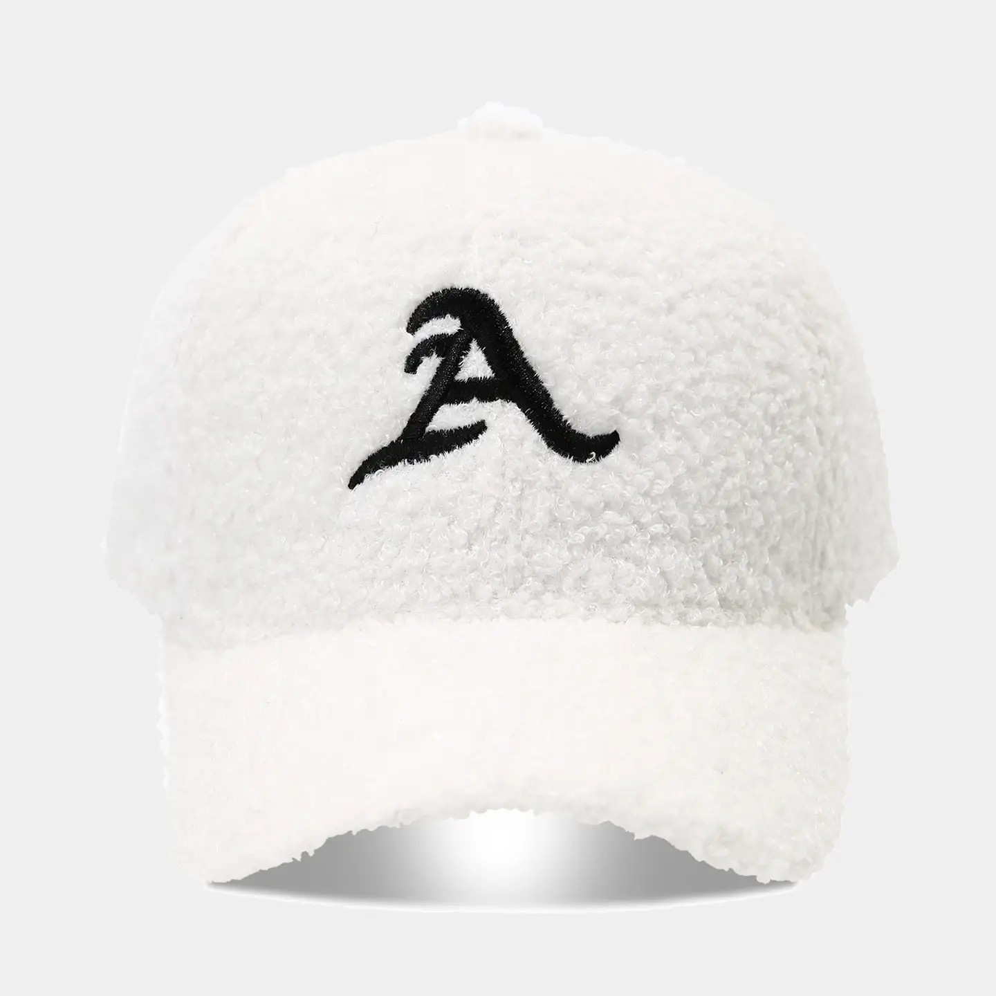 Women's Warm Teddy Fleece Baseball Cap with Embroidery - Image 18