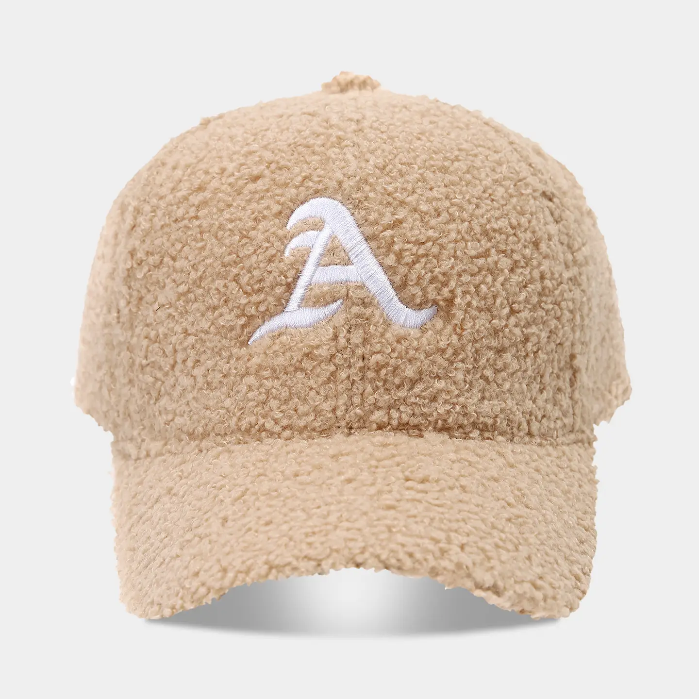 Women's Warm Teddy Fleece Baseball Cap with Embroidery - Image 20