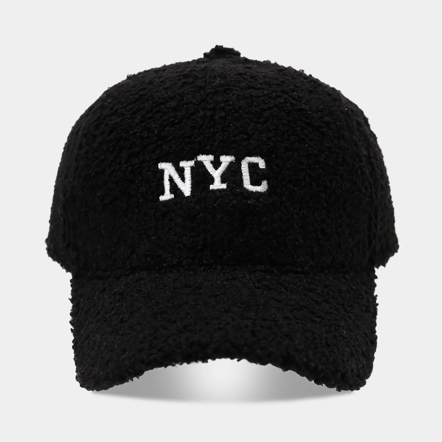 Women's Warm Teddy Fleece Baseball Cap with Embroidery - Image 21